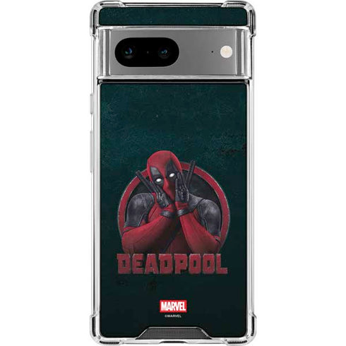 Marvel Deadpool Legacy Surprised Deadpool Google Pixel 8 Clear Case
